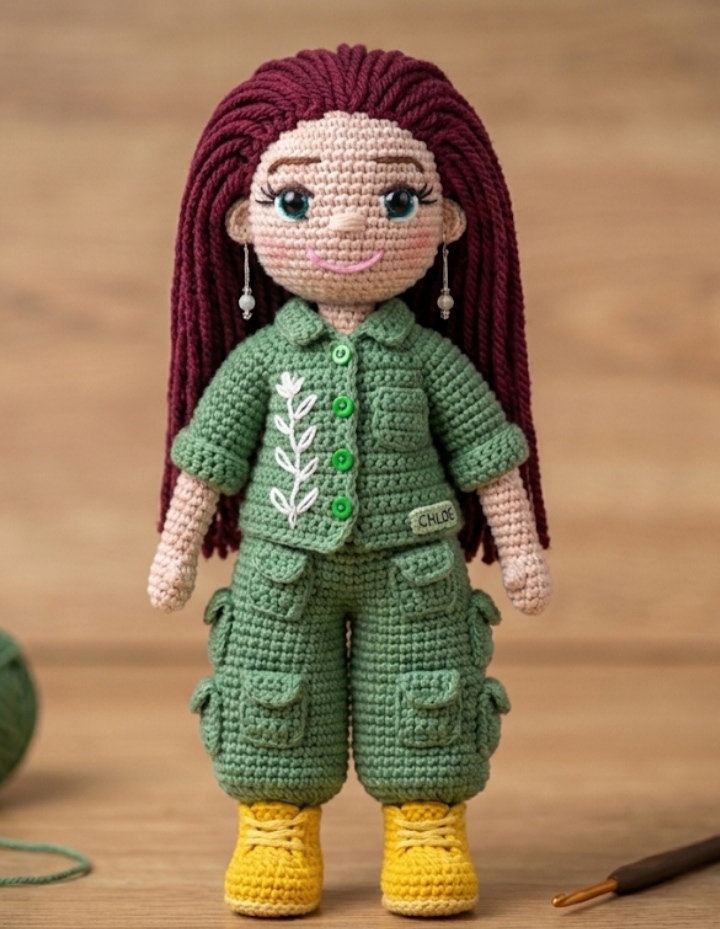 Chloe Crochet Doll/ Amigurumi